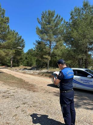 Muğla'da dronlar doğayı korumak için havalanıyor