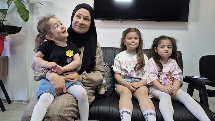 13 yıl önce ameliyat olup görmeye başlayan Eda Nur, 3 çocuğunun da sağlığına kavuşmasını istiyor