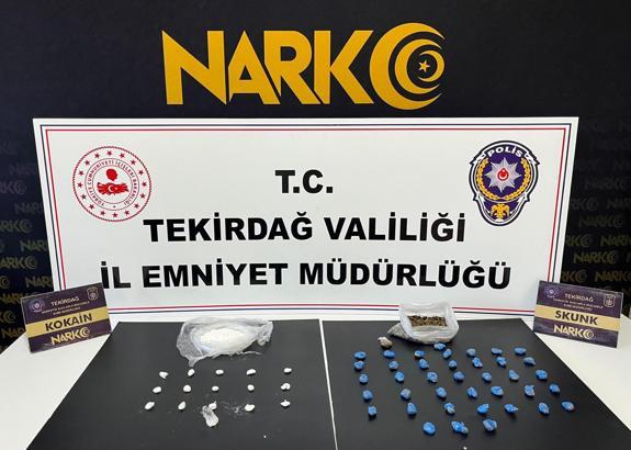 Tekirdağ'da uyuşturucu operasyonunda 8 tutuklama