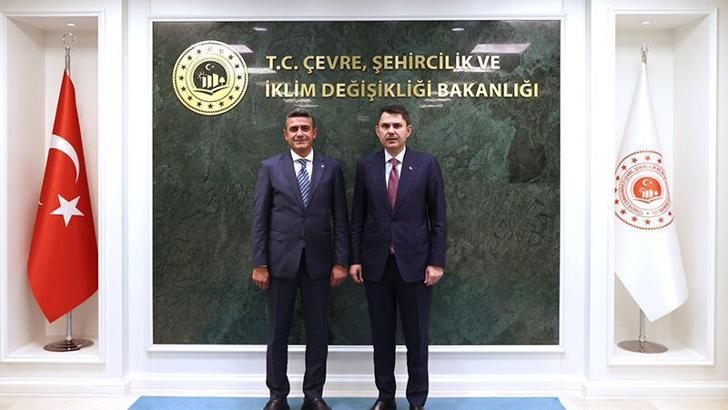 Bakan Kurum, Haymana ve Gölbaşı belediye başkanlarını kabul etti