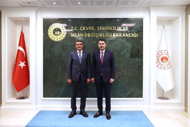 Bakan Kurum, Haymana ve Gölbaşı belediye başkanlarını kabul etti