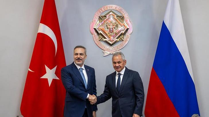 Bakan Fidan, Rusya Devlet Güvenlik Konseyi Sekreteri Şoygu ile görüştü