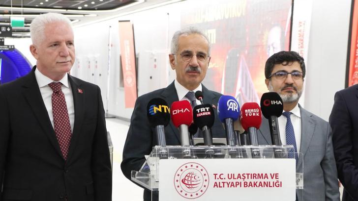 Bakan Uraloğlu: Dünyanın en uzun metro hatlarından birini tamamlamış olduk