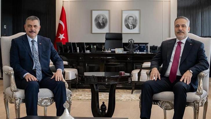 Bakanlar Fidan ve Çiftçi, Ankara'da görüştü