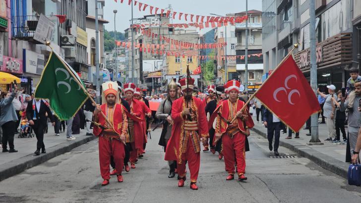 İcazet merasiminde mehter takımlı yürüyüş