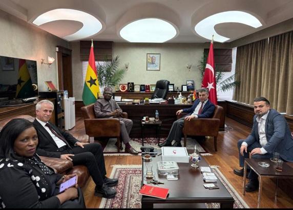 SANKON Genel Başkanı Cevahiroğlu, Gana Cumhuriyeti Ankara Büyükelçisini ziyaret etti