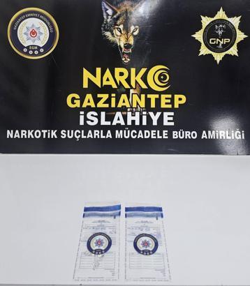 Gaziantep’te uyuşturucu operasyonuna 2 gözaltı