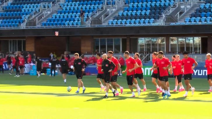 A Milli Futbol Takımı, Paraguay maçının hazırlıklarını tamamladı
