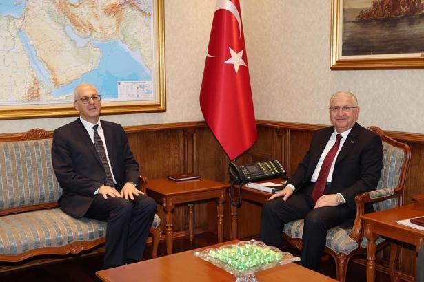 Bakan Güler, Mısır Büyükelçisi'ni kabul etti