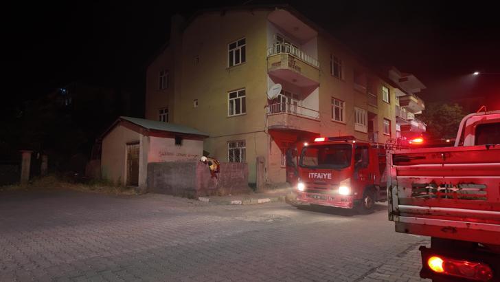 Bingöl’de metruk binada yangın