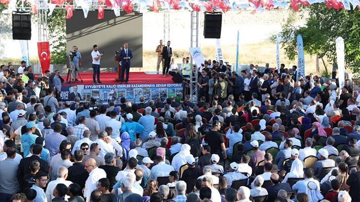Şanlıurfa'da yıkılan cezaevinin yerine belediye hizmet binası yapılıyor