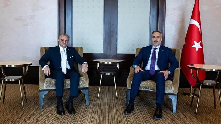 Bakan Fidan, ABD Başkanı’nın Arap ve Afrika İşlerinden Sorumlu Kıdemli Danışmanı Boulos'u kabul etti