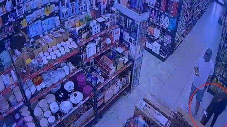 Zincir marketten televizyon çalan şüpheli tutuklandı