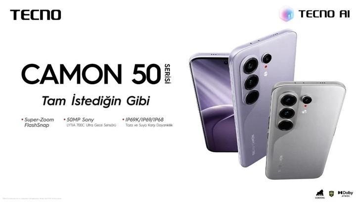TECNO CAMON 50 Ultra 5G Türkiye'de satışta
