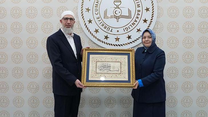 Milli Eğitim Bakan Yardımcısı Ökten, Suriye Vakıflar Bakanlığı heyetini kabul etti