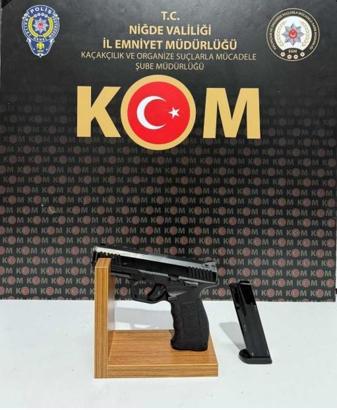 Niğde'de ruhsatsız silah operasyonunda 1 tutuklama