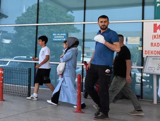 Elini freze makinesine kaptıran işçi yaralandı