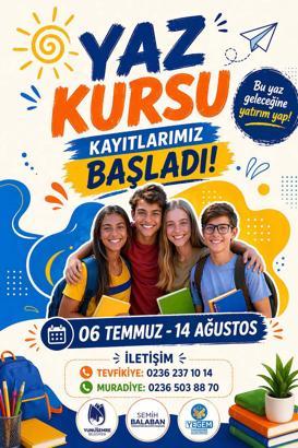 Yunusemre'de yaz kursu kayıtları başladı