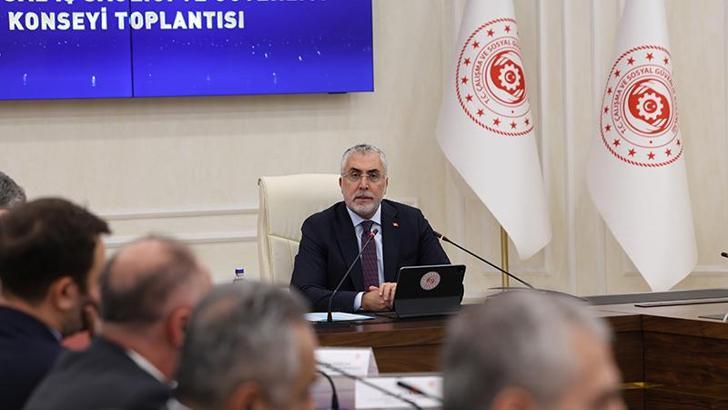 Bakan Işıkhan, 30'uncu Ulusal İş Sağlığı ve Güvenliği Konseyi Toplantısı'na başkanlık etti