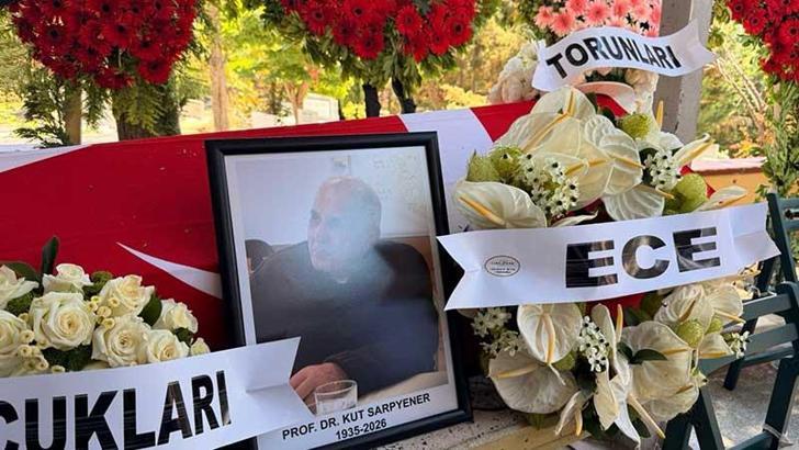Prof. Dr. Kut Sarpyener son yolculuğuna uğurlandı