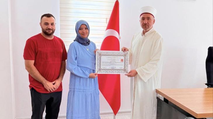 Japon gelin, Nusaybin'de Müslüman olup nikah masasına oturdu
