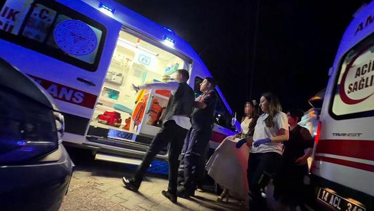 Bolu'da düğünde çıkan kavgada damatla birlikte 3 kişi yaralandı