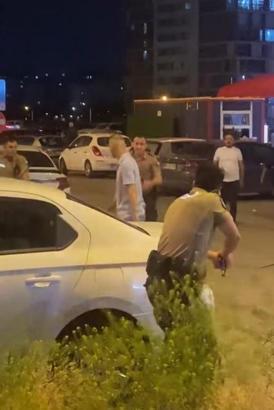 Kesici aletle bekçilere saldıran şüpheli, bacağından vurularak yakalandı
