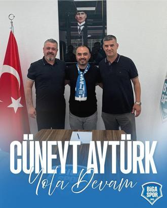 Bigaspor'da Cüneyt Aytürk'ten imza