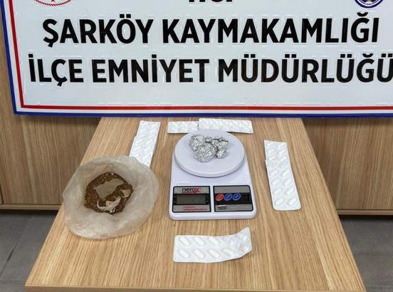 Evinde uyuşturucu ele geçirilen şüpheli gözaltına alındı