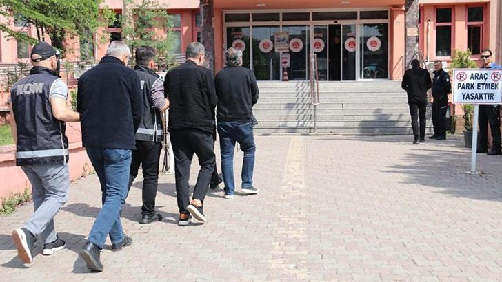 Karabük merkezli 5 ilde suç örgütüne operasyon: 7 tutuklama