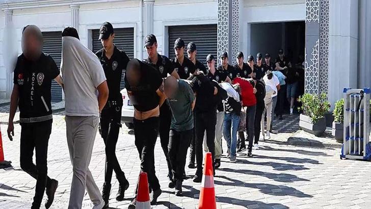 Kocaeli merkezli 4 ilde fuhuş operasyonu: 14 tutuklama