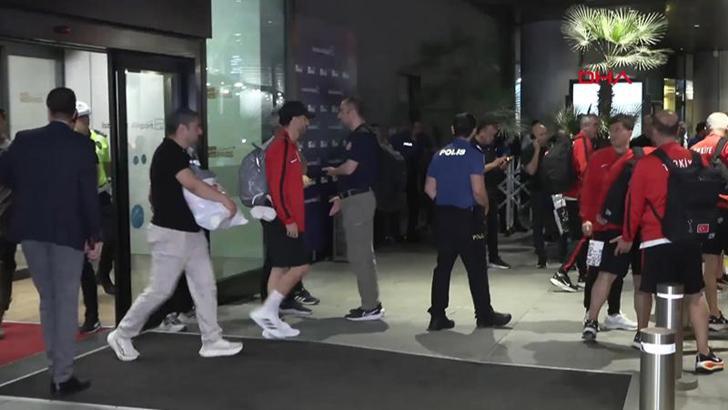 A Milli Futbol Takımı, yurda döndü