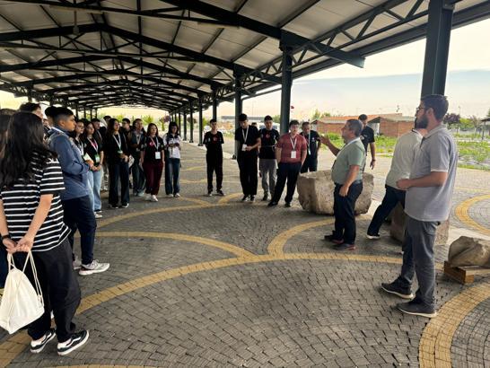 Büyükşehir’in doğal ürünler bahçesine öğrencilerden ziyaret