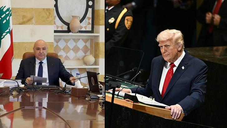 Lübnan Cumhurbaşkanı Avn ile ABD Başkanı Trump, telefonda görüştü