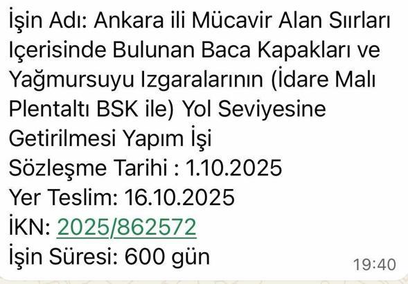 ABB’den yağmur suyu mazgalları açıklaması