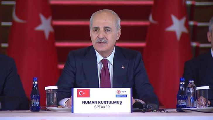 TBMM Başkanı Kurtulmuş: Gelin yeni bir dünyanın kuruluşunun kapılarını sonuna kadar açalım
