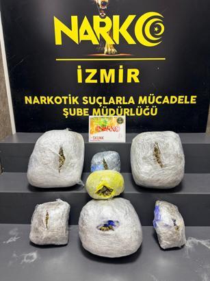 İzmir'de 15 kilo skunk ele geçirildi: 3 tutuklama