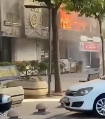 Batman'da pastanede yangın