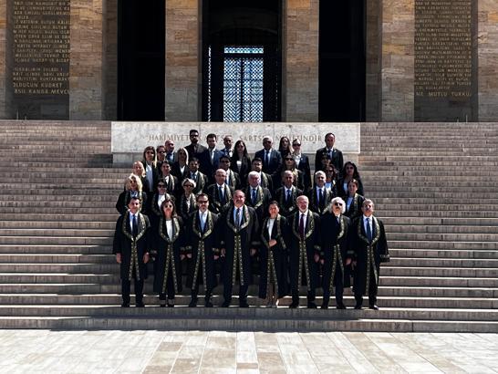 Uyuşmazlık Mahkemesi üyelerinden Anıtkabir'e ziyaret