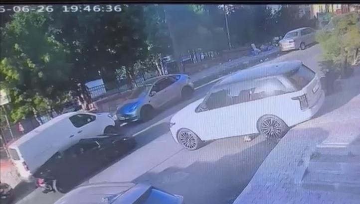 Kağıthane’de test sürüşünde lüks otomobille cipe çarpıp kaçtı; 174 bin lira ceza yazıldı