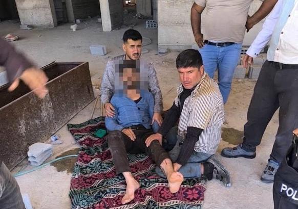 Adıyaman'da inşaattan düşen işçi yaralandı