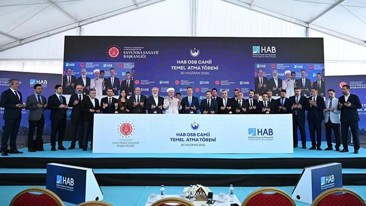 Haluk Görgün, Ankara'da HAB Camisi'nin temel atma törenine katıldı