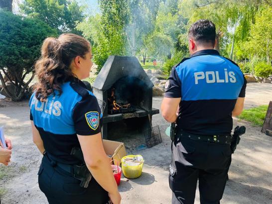 Polisten piknikçilere uyarı