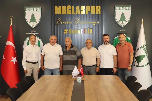 Muğlaspor’un ilk golünü atan Timur Çiçek’ten kulübe ziyaret