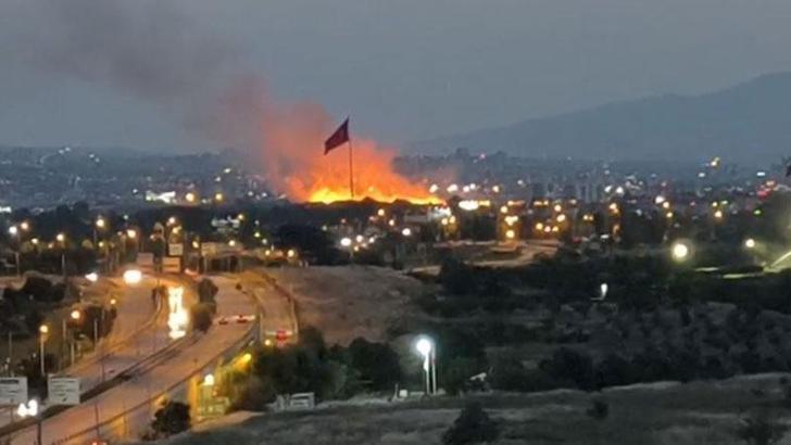 Ankara'da otluk arazide çıkan yangın söndürüldü