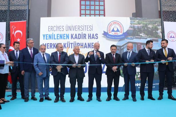 ERÜ'de Kadir Has Merkez Kütüphanesi hizmete açıldı