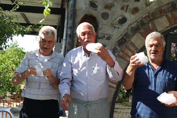 Kışın karla doldurulan kuyular, yazın serinlemek için kullanılıyor