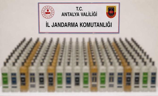 Alanya ve Manavgat’ta kaçak içki operasyonu