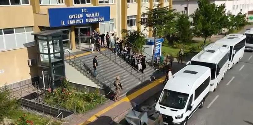 Kayseri merkezli 7 ilde dolandırıcılık operasyonunda 31 tutuklama