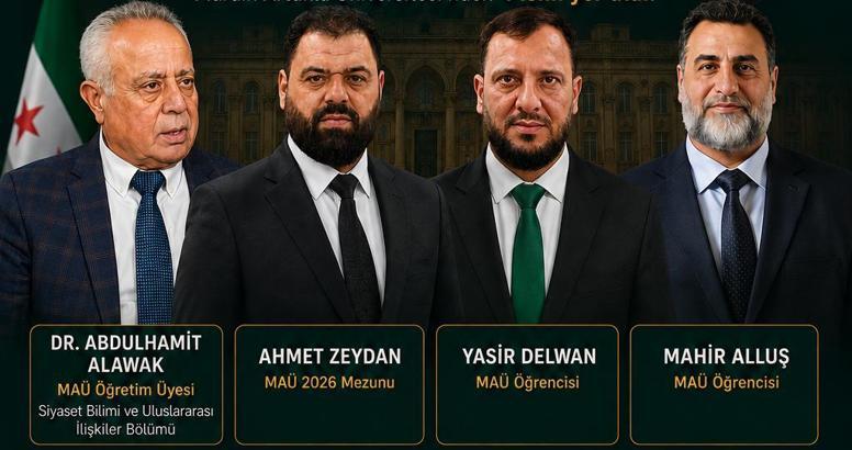 Suriye Halk Meclisi'ne Mardin Artuklu Üniversitesi'nden 4 kişi atandı